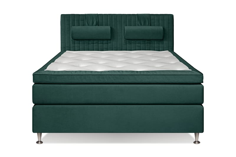 Mega komplet sengepakke 180x200 - Grøn - Kontinentalsenge