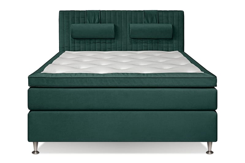 MEGA Kontinentalseng 160x200, Grøn