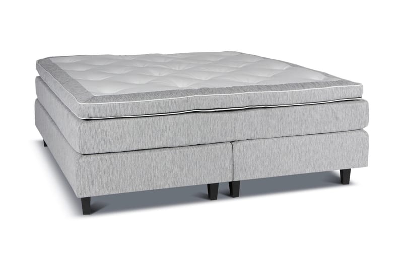 Mei Kontinentalseng 180x200 - lysegrå - Møbler - Senge - Kontinentalsenge