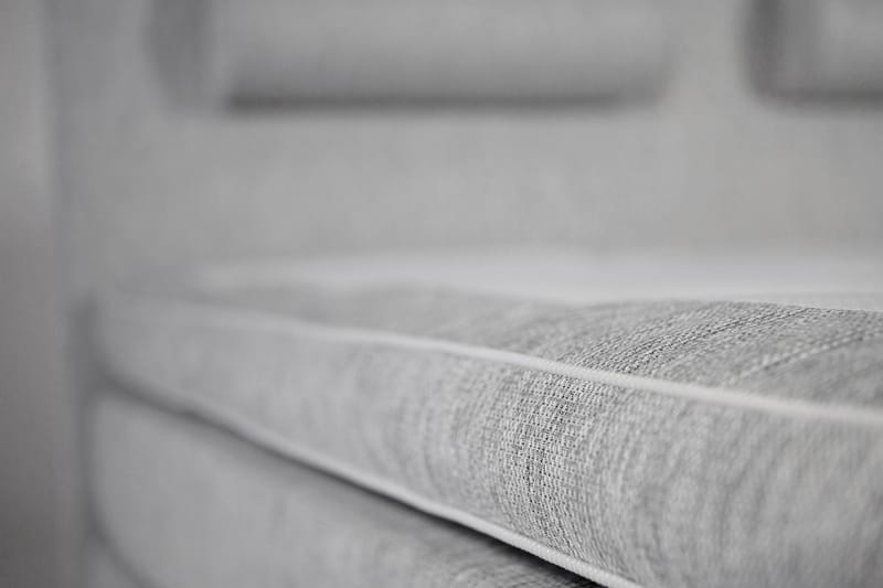 Mei Kontinentalseng 180x200 - lysegrå - Møbler - Senge - Kontinentalsenge