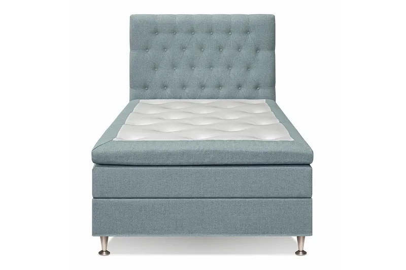 Meja Kontinentalseng 120x200 Polyether - Lyseblå - Møbler - Senge - Kontinentalsenge