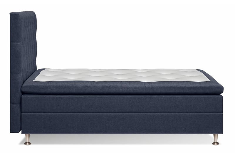 Meja Kontinentalseng 140x200 Polyether - Mørkeblå - Komplet sengepakke - Kontinentalsenge