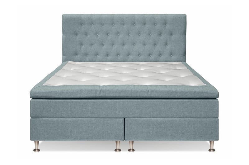 Meja Kontinentalseng 160x200 Latex - Lyseblå - Møbler - Senge - Komplet sengepakke