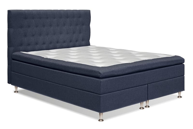 Meja Kontinentalseng 160x200 Latex - Mørkeblå - Møbler - Senge - Komplet sengepakke
