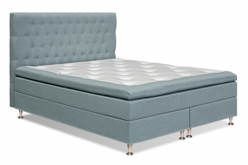 Meja Sengepakke 160x200 - Lyseblå - Møbler - Senge - Komplet sengepakke