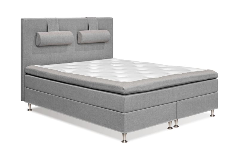 Meja Sengepakke 180x200 - Lysegrå med nakkepude - Møbler - Senge - Komplet sengepakke