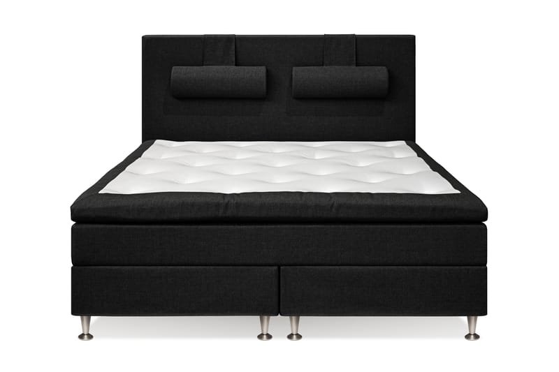 Meja Sengepakke 180x200 - Sort med nakkepude - Møbler - Senge - Komplet sengepakke