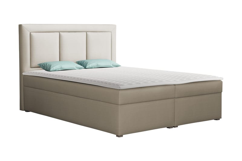 Moden Kontinentalseng 140x215 cm - Beige - Kontinentalsenge