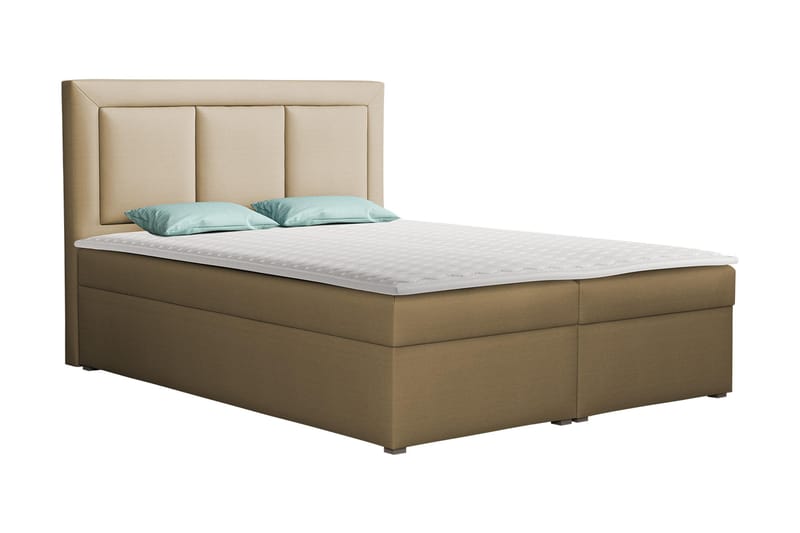 Moden Kontinentalseng 140x215 cm - Beige - Kontinentalsenge