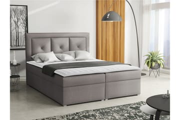 Moden Kontinentalseng 140x215 cm - Grå - Møbler - Senge - Kontinentalsenge