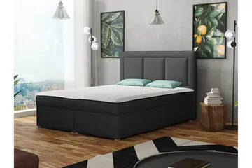 Moden Kontinentalseng 180x215 cm - Sort - Møbler - Senge - Kontinentalsenge