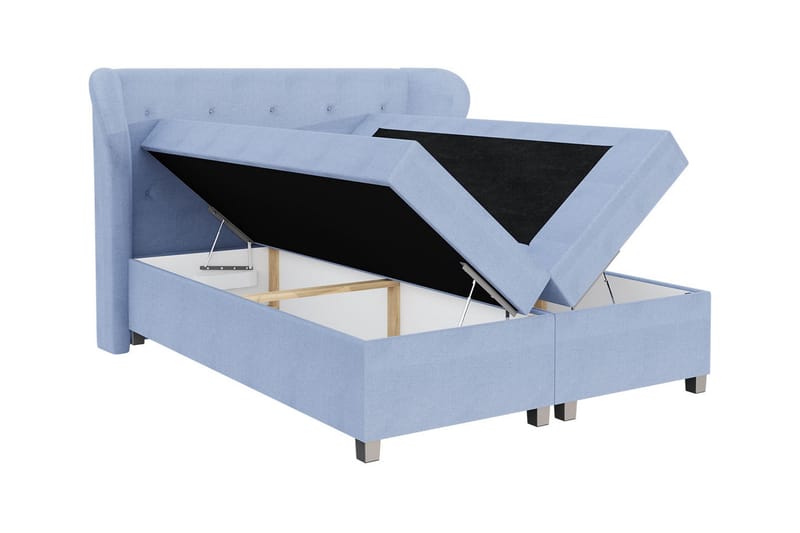 Naurstad kontinentalseng 180x200 - Blå - Møbler - Senge - Kontinentalsenge