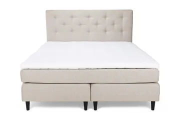 Nice Deluxe Komplet Sengepakke 160x200 - Beige - Møbler - Senge - Kontinentalsenge
