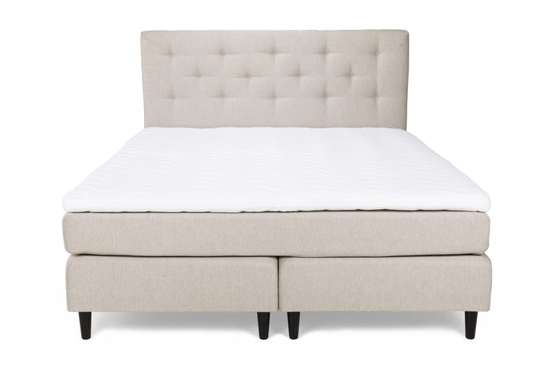 Nice Deluxe Komplet Sengepakke 160x200 - Beige - Møbler - Senge - Komplet sengepakke