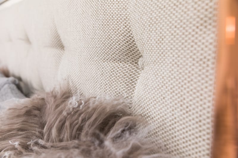 Nice Deluxe Komplet Sengepakke 160x200 - Beige - Møbler - Senge - Komplet sengepakke