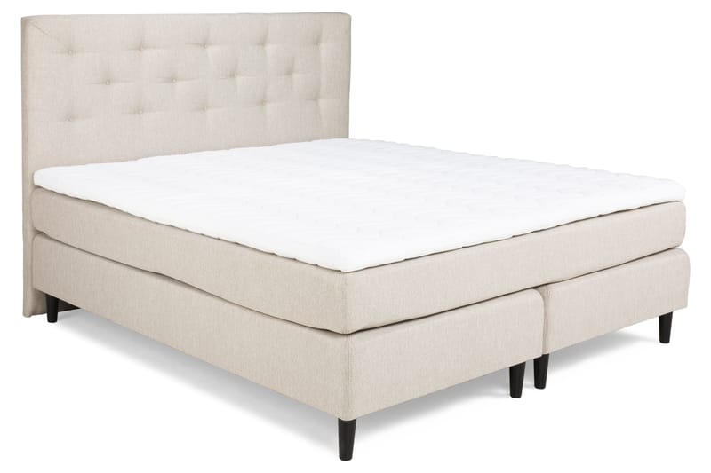 Nice Deluxe Komplet Sengepakke 160x200 - Beige - Møbler - Senge - Komplet sengepakke