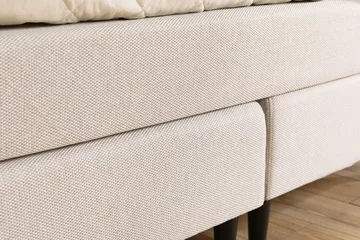 Nice Deluxe Komplet Sengepakke 160x200 - Beige - Møbler - Senge - Kontinentalsenge