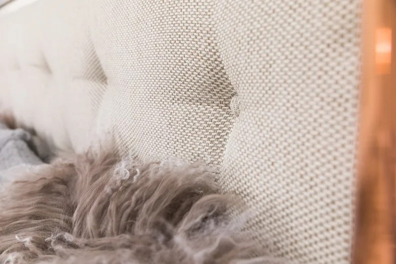 Nice Deluxe Komplet Sengepakke 160x200 - Beige - Møbler - Senge - Kontinentalsenge