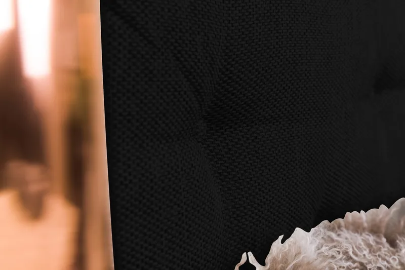 Nice Deluxe Komplet Sengepakke 160x200 - Sort - Møbler - Senge - Kontinentalsenge