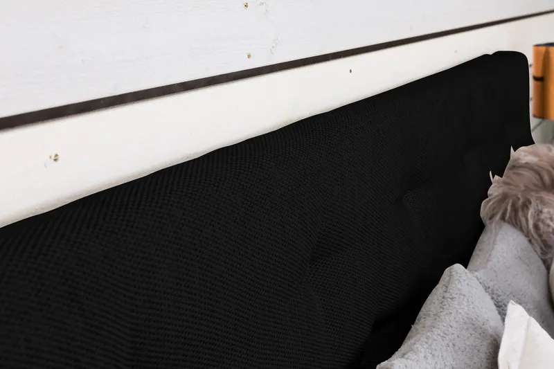 Nice Deluxe Komplet Sengepakke 160x200 - Sort - Møbler - Senge - Kontinentalsenge