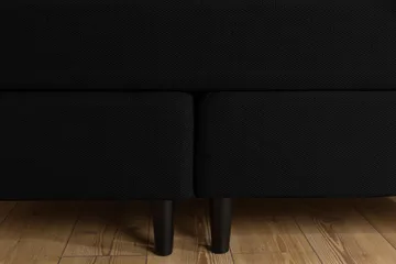 Nice Deluxe Komplet Sengepakke 160x200 - Sort - Møbler - Senge - Kontinentalsenge
