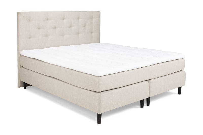 Nice Deluxe Komplet Sengepakke 180x200 - Beige - Møbler - Senge - Komplet sengepakke