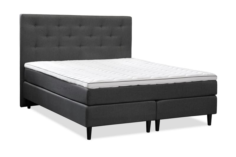 Nice Deluxe Kontinentalseng 140x200 - mørkegrå - Møbler - Senge - Kontinentalsenge