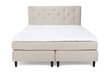 Nice Deluxe Kontinentalseng 160x200 - Beige - Møbler - Senge - Kontinentalsenge