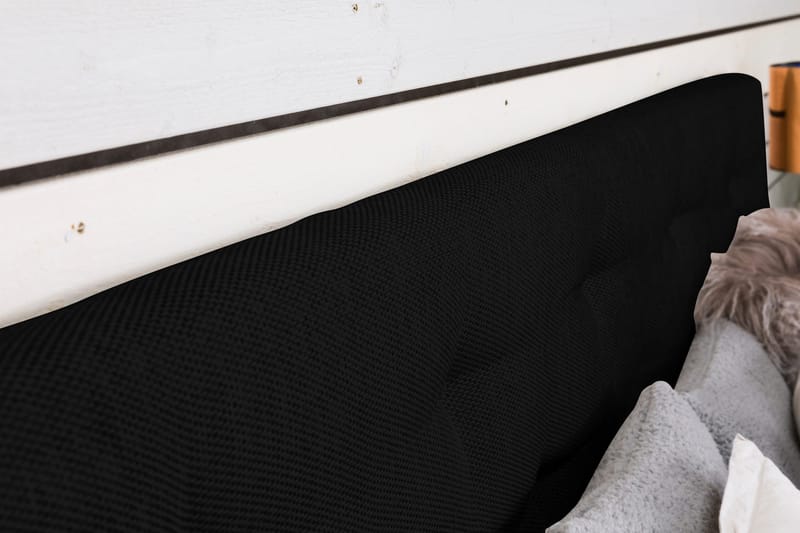 Nice Deluxe Kontinentalseng 160x200 - sort - Møbler - Senge - Kontinentalsenge