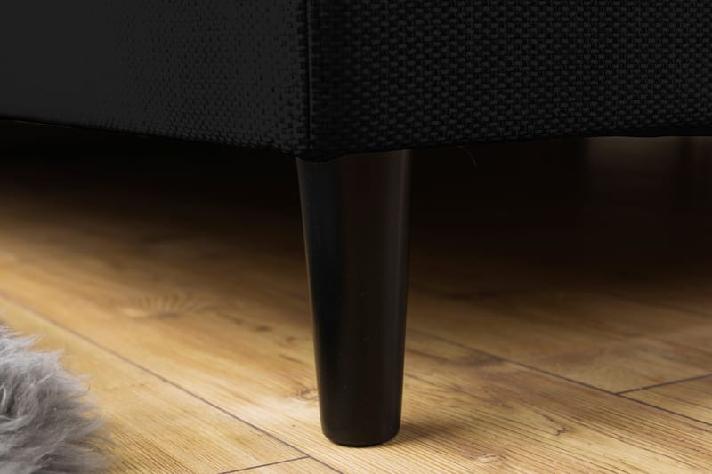 Nice Deluxe Kontinentalseng 160x200 - sort - Møbler - Senge - Kontinentalsenge