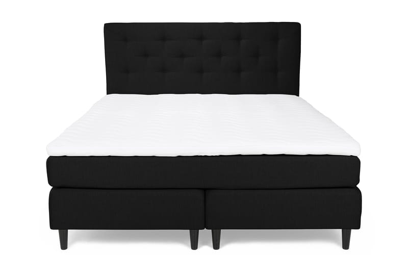 Nice Deluxe Kontinentalseng 160x200, sort