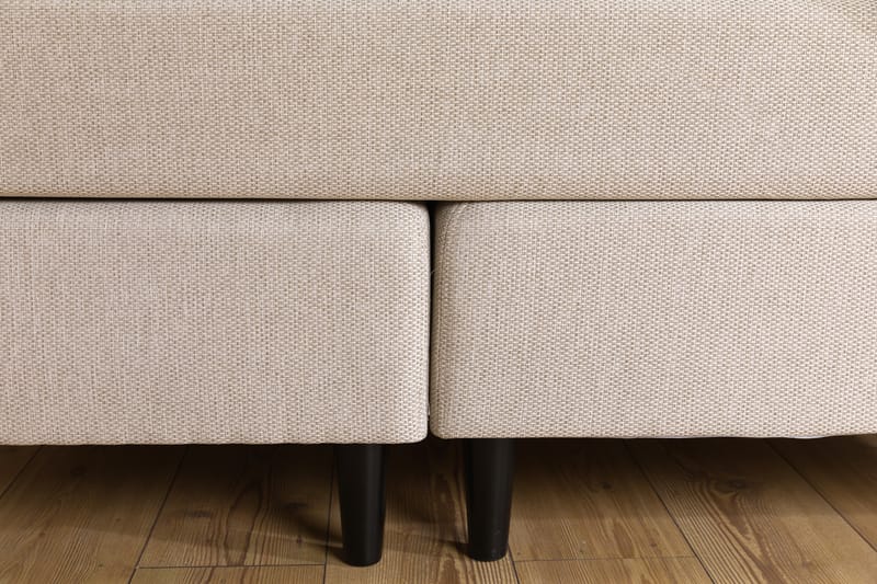 Nice Deluxe Kontinentalseng 180x200 - Beige - Møbler - Senge - Kontinentalsenge