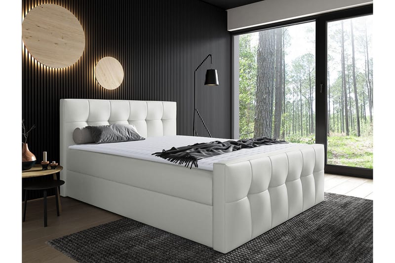Norrbacksjö Kontinentalseng 180x200 cm - Hvid - Møbler - Senge - Kontinentalsenge