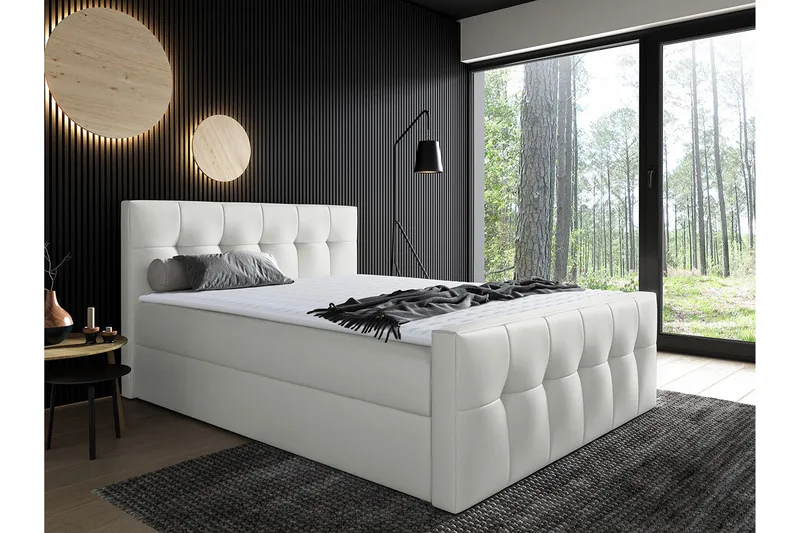 Norrbacksjö Kontinentalseng 180x200 cm - Hvid - Møbler - Senge - Kontinentalsenge