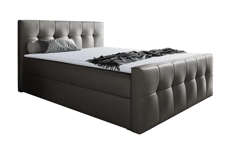 Norrbacksjö Kontinentalseng 200x200 cm - Grå - Møbler - Senge - Kontinentalsenge