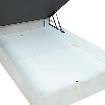Kontinentalseng Odviks 140x200 cm - mørk beige - Møbler - Senge - Enkeltsenge