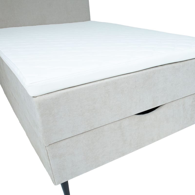 Kontinentalseng Odviks 140x200 cm - mørk beige - Møbler - Senge - Enkeltsenge