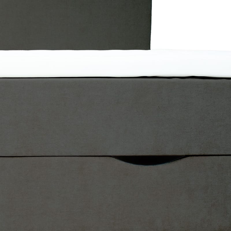 Kontinentalseng Odviks 140x200 cm - Mørkegrå - Møbler - Senge - Enkeltsenge