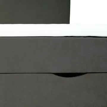 Kontinentalseng Odviks 90x200 cm - Mørkegrå - Møbler - Senge - Enkeltsenge