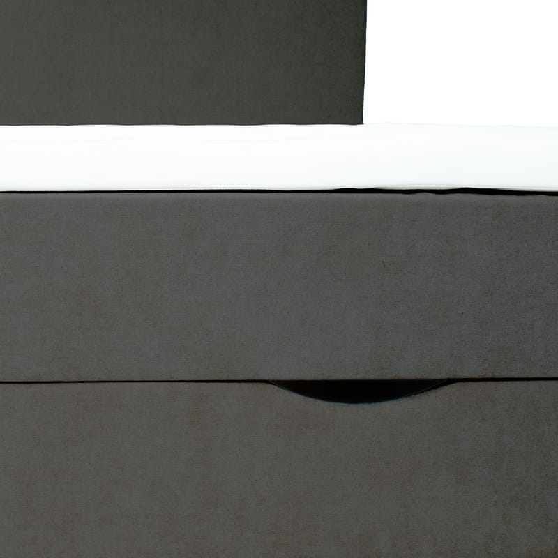 Kontinentalseng Odviks 90x200 cm - Mørkegrå - Møbler - Senge - Enkeltsenge