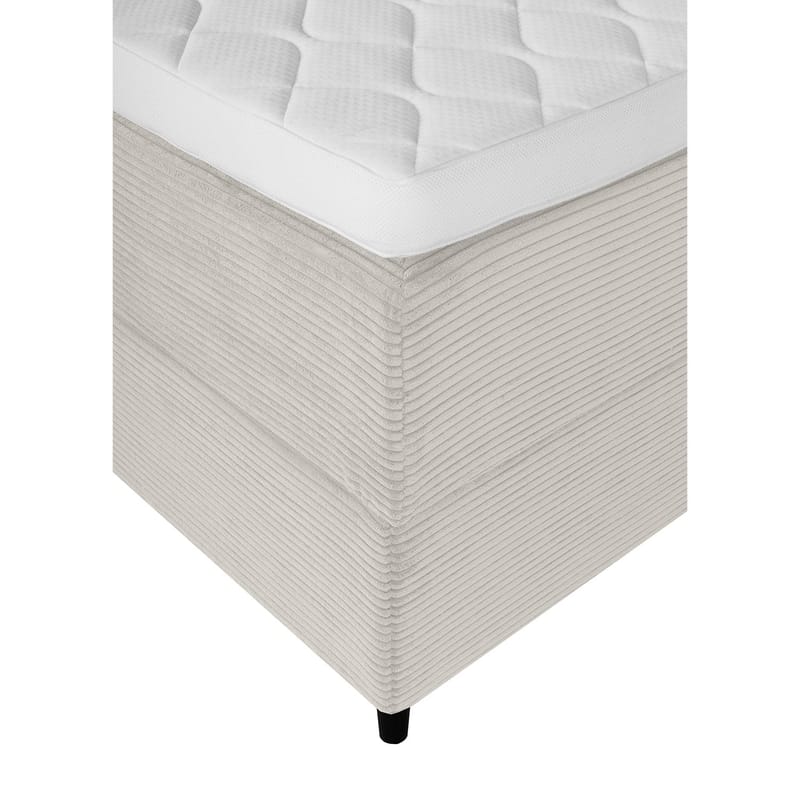 Kontinentalseng Odviks Manchester 90x200 cm - beige - Møbler - Senge - Enkeltsenge