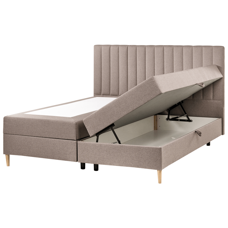 Kontinentalseng Officer 180x200 cm, Taupe