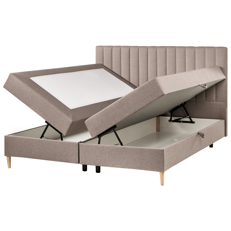 Kontinentalseng Officer 180x200 cm - Taupe - Møbler - Senge - Kontinentalsenge