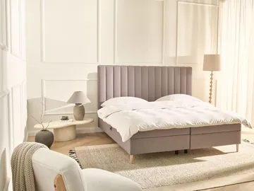 Kontinentalseng Officer 180x200 cm - Taupe - Møbler - Senge - Kontinentalsenge