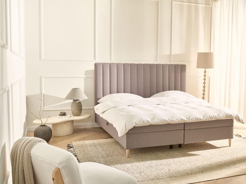 Kontinentalseng Officer 180x200 cm - Taupe - Møbler - Senge - Kontinentalsenge