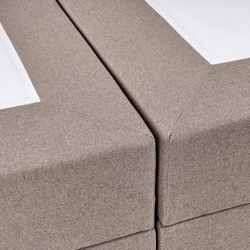Kontinentalseng Officer 180x200 cm - Taupe - Møbler - Senge - Kontinentalsenge