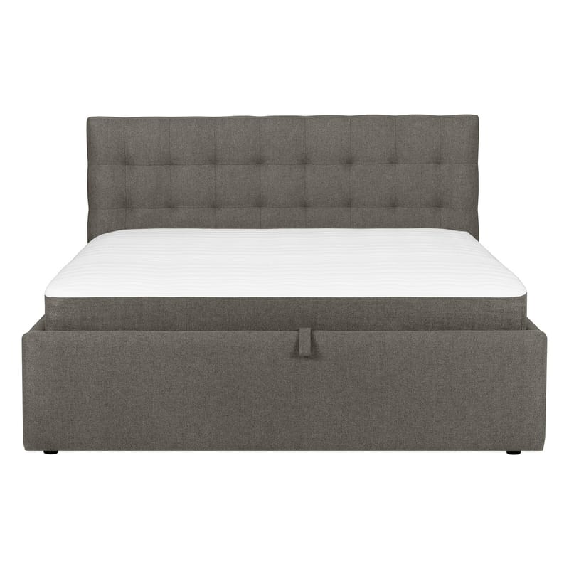 Kontinentalseng Olsvik 160x200 cm med madras - Mørk beige - Møbler - Senge - Kontinentalsenge