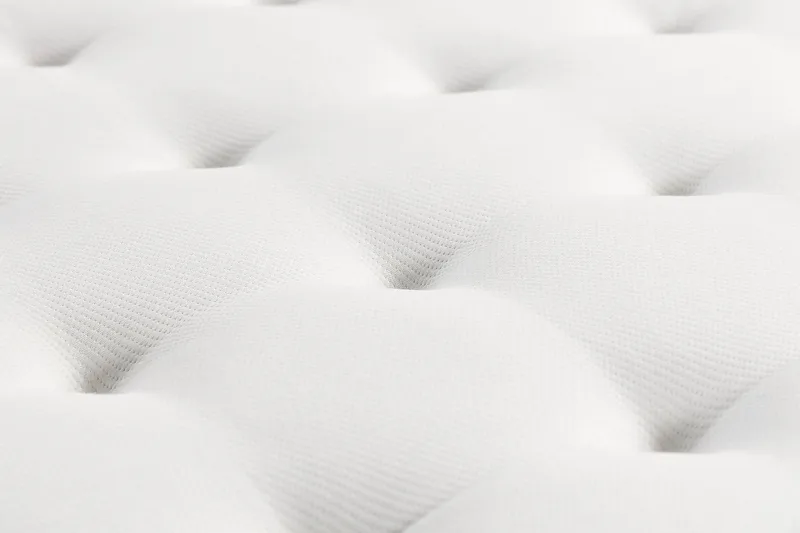 Oslo Lyx Komplet Sengepakke Boucle Knappegavl 160x200 cm - Beige - Møbler - Senge - Kontinentalsenge