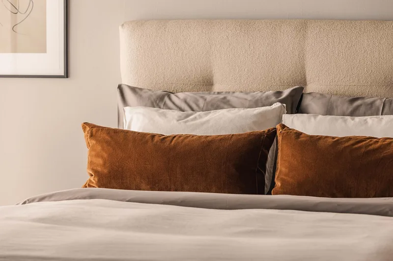 Oslo Lyx Kontinentalseng 120x200 cm - Beige - Møbler - Senge - Kontinentalsenge