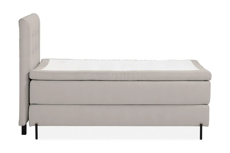 Oslo Lyx Kontinentalseng 120x200 cm - Grå - Møbler - Senge - Kontinentalsenge
